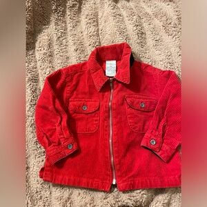 Vintage Calvin Klein Jeans Red Corduroy Baby Boy Shacket